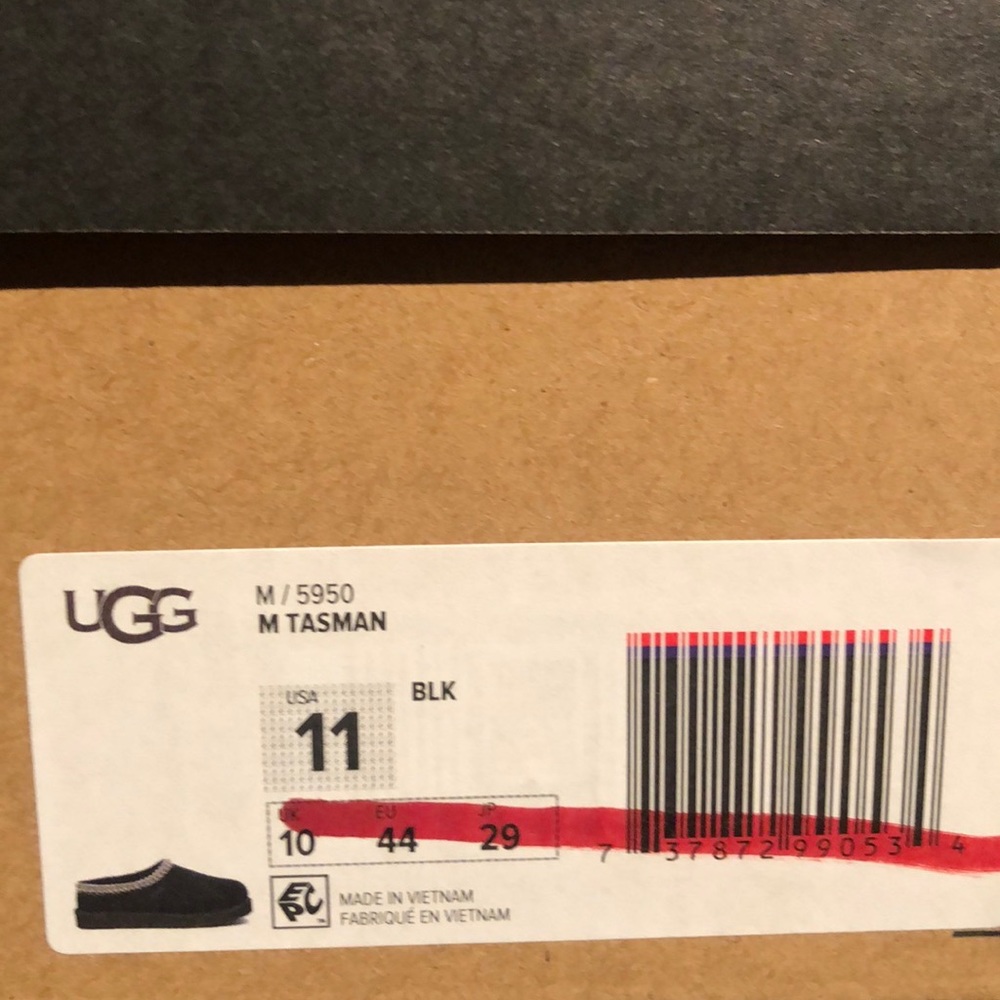 UGG Men's Tasman Suede Wool Slippers - Picture 4 of 4